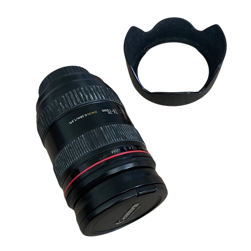 Canon EF 24-70mm f/2.8L USM Zoom Lens Macro 0.38m/1.3ft with EW-83H Hood repair